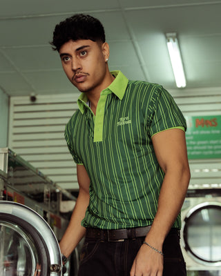 Double Pinstripe Polo