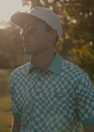 Fore Fellows Warped Checkers Polo