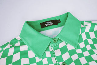 Fore Fellows Warped Checkers Polo