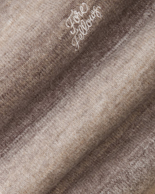 Mohair Gradient Knit Sweater