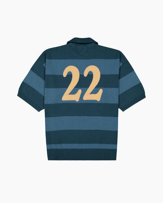 Striped Knit Polo